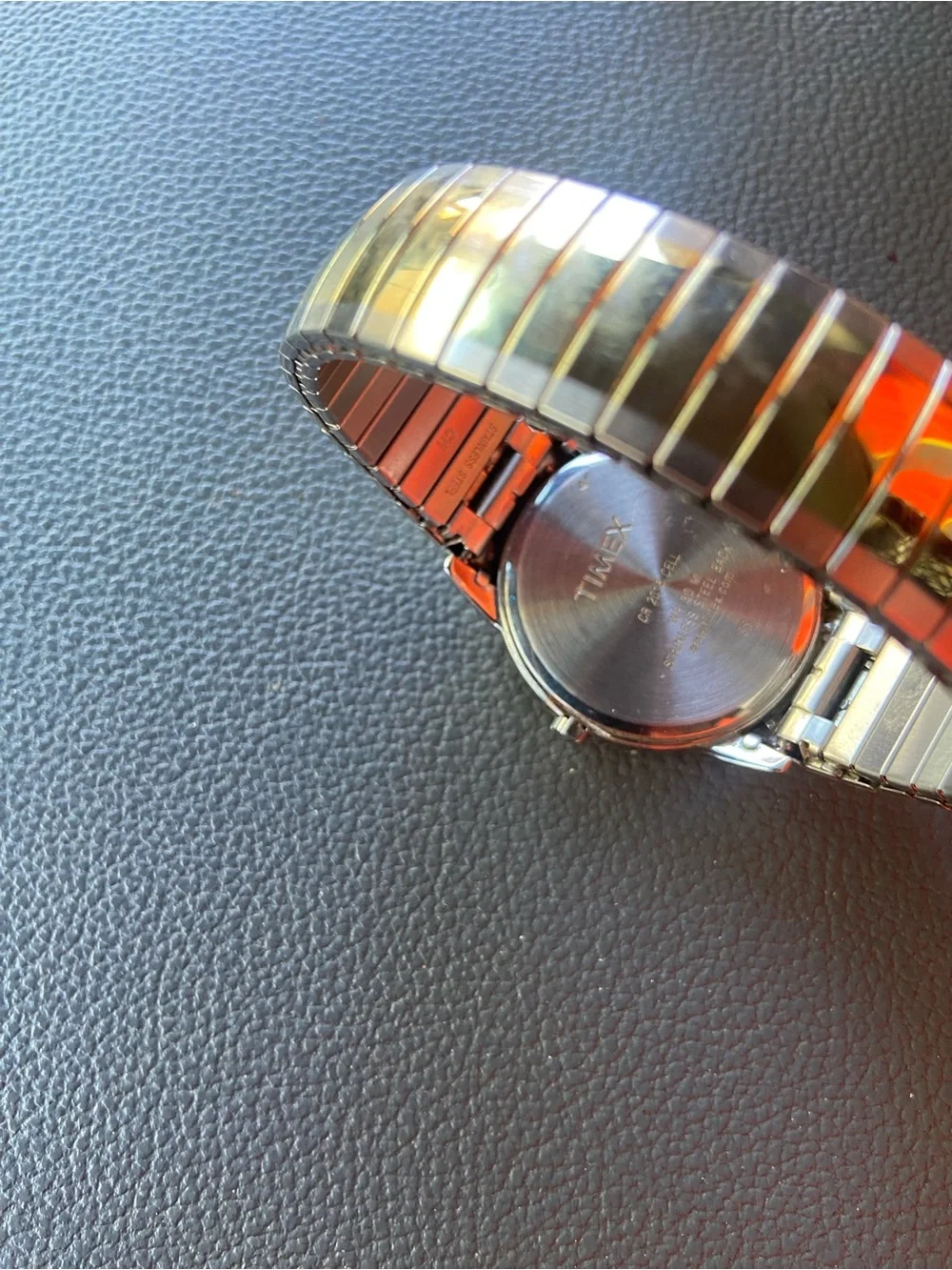 Timex Two-Tone Silver and Gold Men's Watch with White Dial